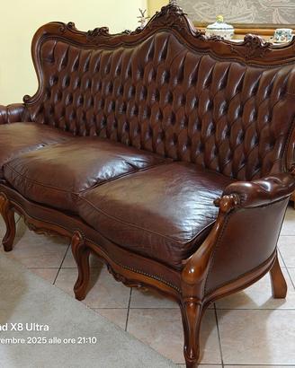 SET DIVANO 3 POSTI + 2 POLTRONE - STILE BAROCCO