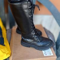 scarpe anfibi alti bambina n.34