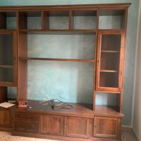 parete soggiorno attrezzata/libreria