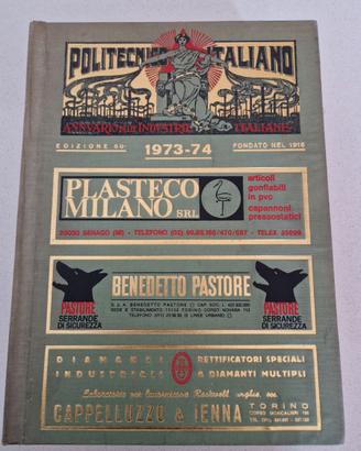 Annuario Politecnico Italiano Industrie Nazionali