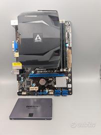 combo scheda madre CPU ram +SSD