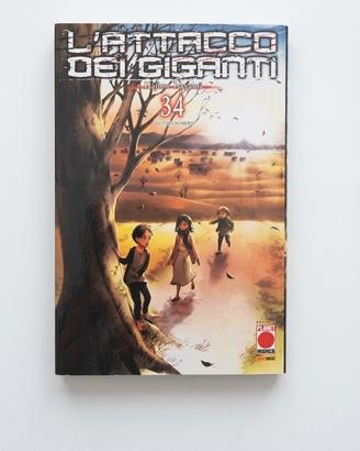 Manga L'Attacco dei Giganti N. 34 (Ultimo Numero)