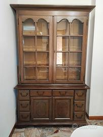 Credenza /vetrina classica in legno massello 