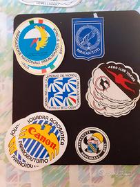 36 Adesivi Paracadutismo anni 70 80 90 Aero Cluvb