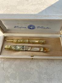 Coppia penna stilografica marca estense
