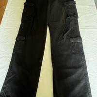 Jeans cargo con tasche stradivarius nero EU36 IT40