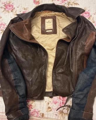 Giacca pelle replay originale taglia s