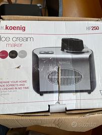 Gelatiera H.Koenig HF250 con compressore integrato
