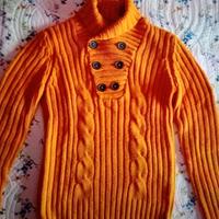 Pullover collo a scialle