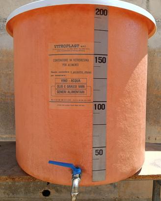 Contwnitore vetroresina - Olio o vino