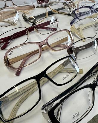 Stock montature da vista, nuove da ottica chiusa