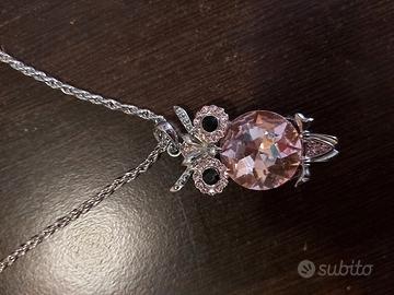 Collana con ciondolo gufo