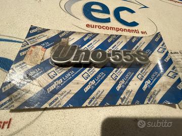 5974543 SIGLA MODELLO FIAT UNO 55 S ORIGINALE NUOV