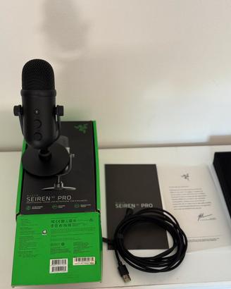 Microfono Razer Seiren V2 Pro - Pari al nuovo