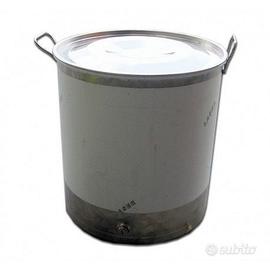 Bollitore 80 Litri con Maniche Acciaio Inox