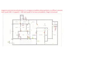 Magazzino seminterrato 400 MQ + terrazzo