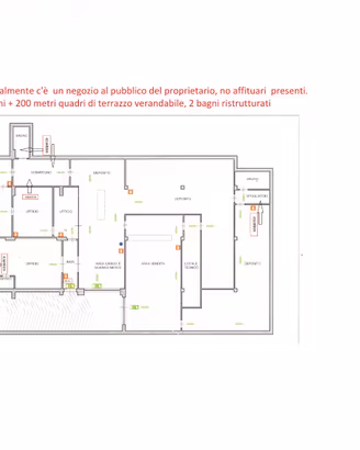 Magazzino seminterrato 400 MQ + terrazzo