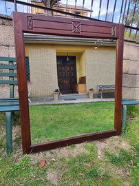 Specchio Specchiera bagno noce nazionale