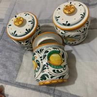 Set di 3 vasi con limoni Arno
