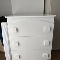 Erbesi cassettiera/fasciatoio con bagnetto