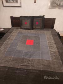 copriletto matrimoniale in velluto vintage