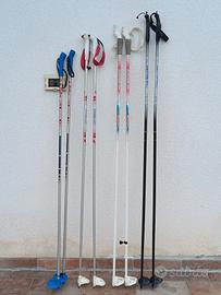 bastoni per sci nordico da fondo misure varie