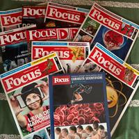 Letto 10 pezzi riviste focus misti