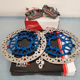 KAWASAKI KIT PINZE BREMBO UPGRADE DISCHI 330 mm