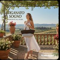 Borsa  Mare fatta a mano all'uncinetto in cordino 