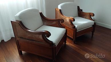 coppia poltrone d'epoca 