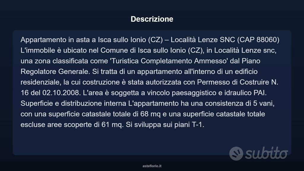 Appartamento – Isca sullo Ionio, Isca Marina - Vista 4