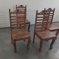 Sedie Vintage etniche indiane