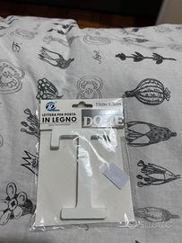 Lettera “T” in legno