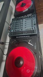 Mixer Allen& Heath 92 giradischi Technics 1210 MK7