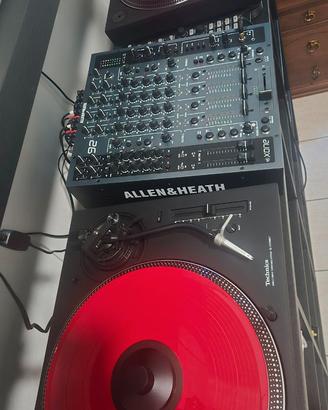 Mixer Allen& Heath 92 giradischi Technics 1210 MK7