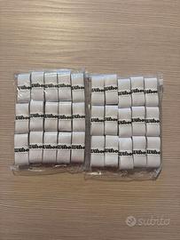 Wilson Profile Overgrip 30 Pezzi Bianchi Tennis