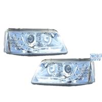 FARI VOLKSWAGEN VW T5 03-09 LUCE DIURNA A LED FOND