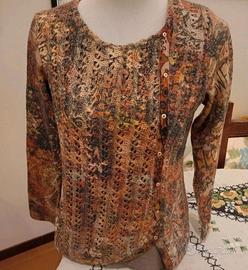 Maglia Vintage de Briziet – Stile Boho Chic (M)
