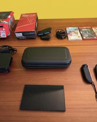 Nintendo switch 2 con custodia e 3 giochi