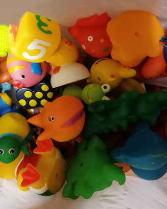 Giochi in gomma per bagnetto bimbi