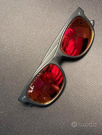 RayBan neri a specchio bambino max 10 anni