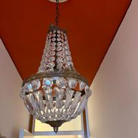 Lampadario a gocce stile Impero