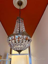 Lampadario a gocce stile Impero