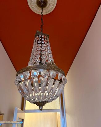 Lampadario a gocce stile Impero