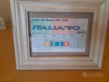 ombrello e biglietto Italia 90