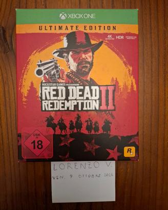 red dead redemption 2 ultimate steelbook xbox one