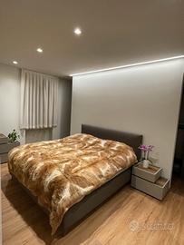 COPERTA MATRIMONIALE DI PELLICCIA