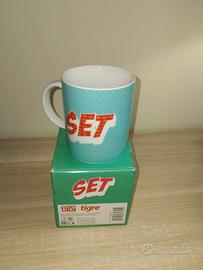 Tazza Pop Art Mug Oasi Tigre Porcellana Decorata