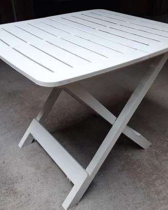 Tavolino resina pieghevole balcone giardino picnic