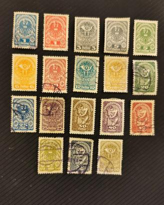 francobolli Austria 1919
